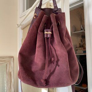 Suede Purse Backpack